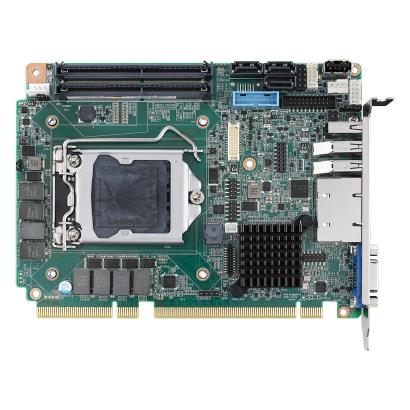 LGA1200 第10代 Intel® Core™ i9/i7/i5/i3 半长卡带 PCIe 3.0/ 独立双显/双GbE LAN/ SATA III/m-SATA/ USB 3.2